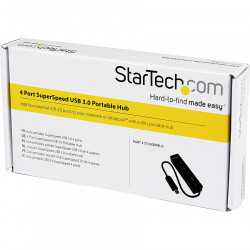 StarTech.com 4 Port SuperSpeed Portable USB 3.0 Hub