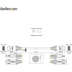 StarTech.com 3ft 1m Certified HDMI 2.0 Cable 4K 60Hz