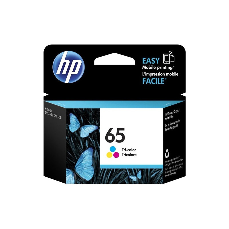 HP 65 TRI-COLOR INK N9K01AA