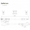 StarTech.com 1m White Snagless UTP Cat6 Patch Cable