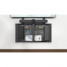 HECKLER AV CREDENZA 4U - BLACK GREY