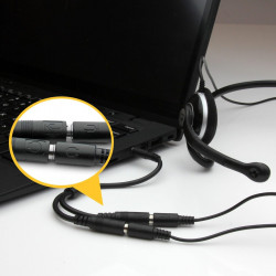 StarTech.com 3.5mm Headset Splitter
