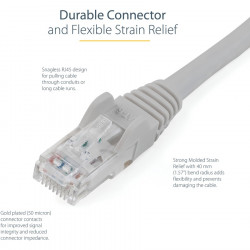 StarTech.com 10m Gray Snagless UTP Cat6 Patch Cable