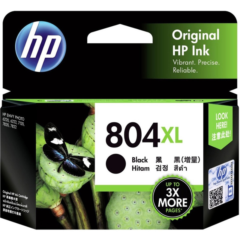 HP 804XL BLACK ORIGINAL INK CARTRIDGE