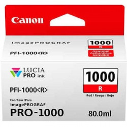 CANON PFI1000R RED INK TANK