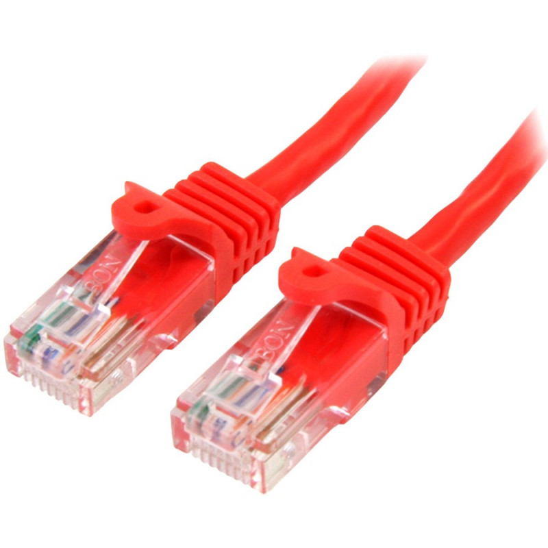 StarTech.com 1mRedSnaglessUTPCat5ePatchCable