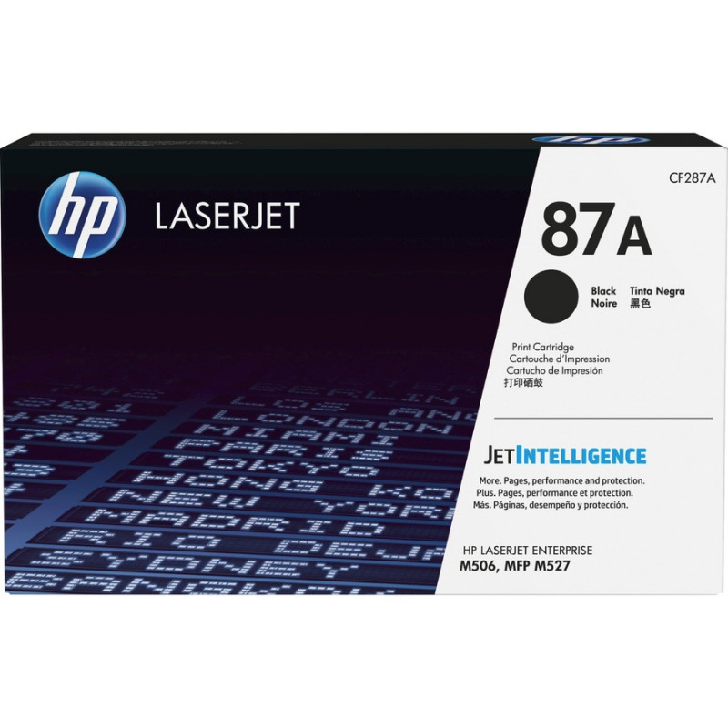 HP 87A BLACK LJ TONER CART CF287A