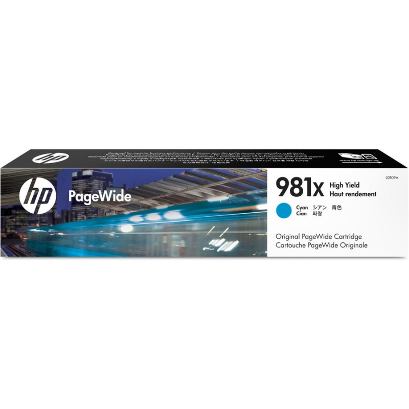 HP 981X HIGH YIELD CYAN PAGEWIDE CRTG