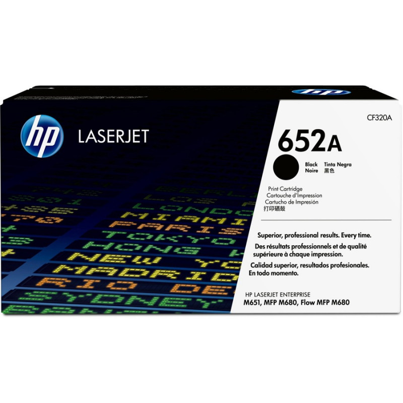 HP 652A BLACK LJ TONER CART CF320A.