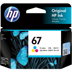 HP 67 TRI-COLOR ORIGINAL...