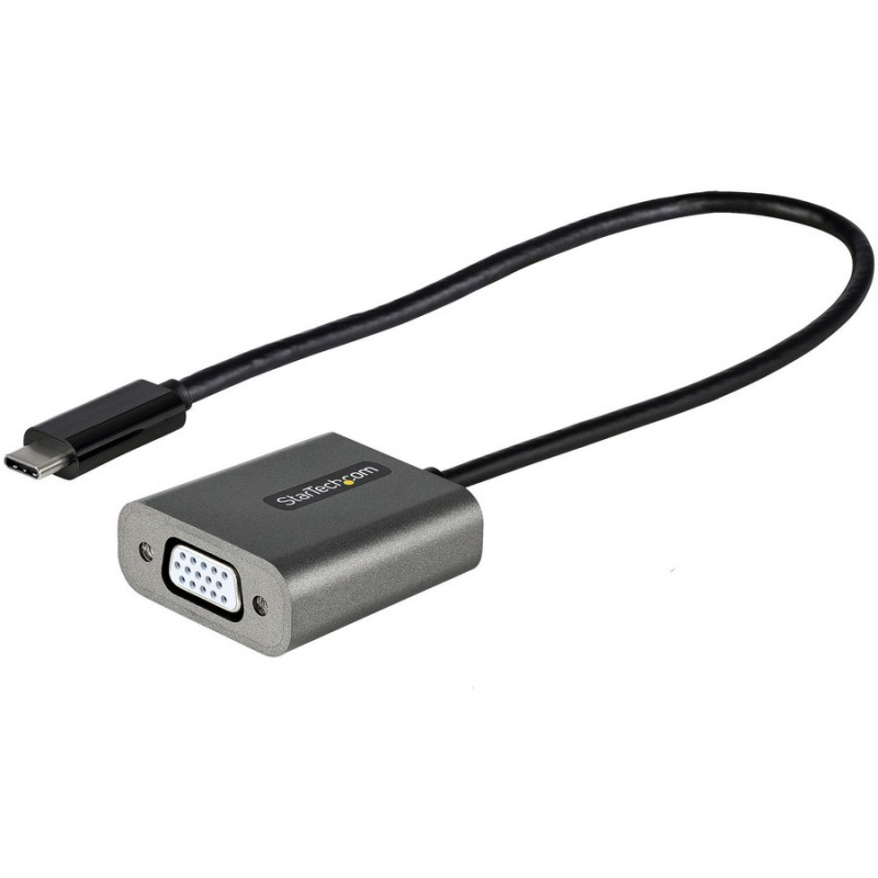 StarTech.com USB C to VGA Adapter 1080p - 12in Cable