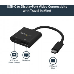 StarTech.com USB C to DisplayPort Adapter with USB PD
