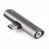 StarTech.com USB C Audio Charge Adapter 3.5mm Jack/PD