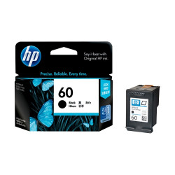 HP 60 BLACK INK CARTRIDGE