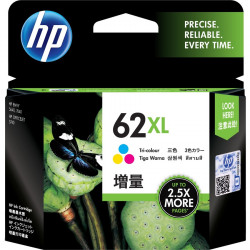 HP 62XL TRI-COLOR INK CART C2P07AA