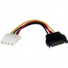 StarTech.com 6in SATA to LP4 Power Cable Adapter F/M