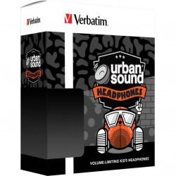 VERBATIM URBAN SOUND VOLUME - KIDS - BLACK/BLACK
