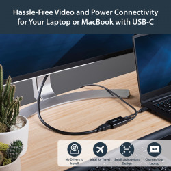 StarTech.com USB-C to HDMI Adapter w/ Power Delivery