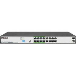 D-Link 250M 16 1000Mbps PoE Switch with