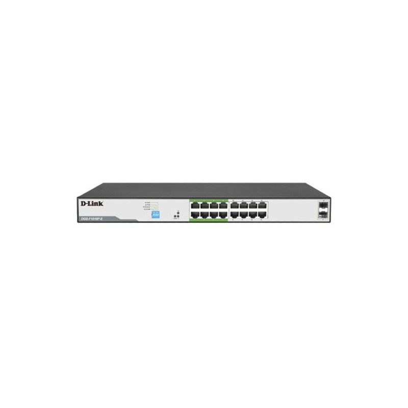 D-Link 250M 16 1000Mbps PoE Switch with