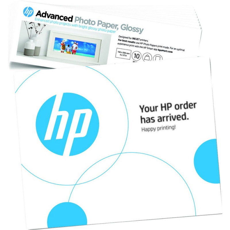HP Advanced Gloss Photo Paper 4x12 in cm