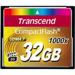 TRANSCEND 32GB CF Card (1000X)