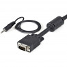 StarTech.com 2m High Res Monitor VGA Cable w/ Audio