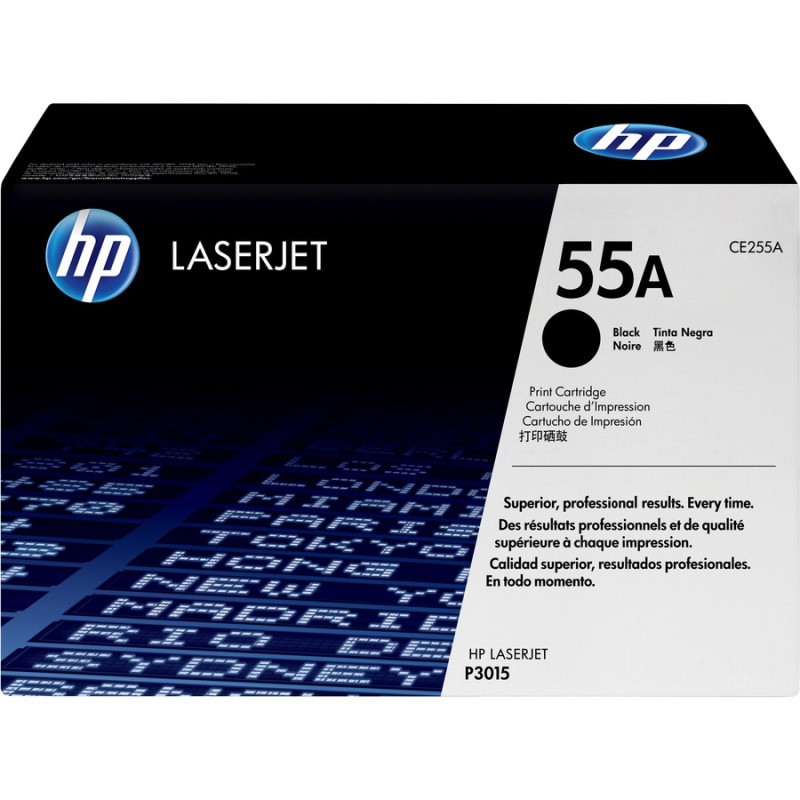 HP 55A BLACK LJ TONER CART CE255A.
