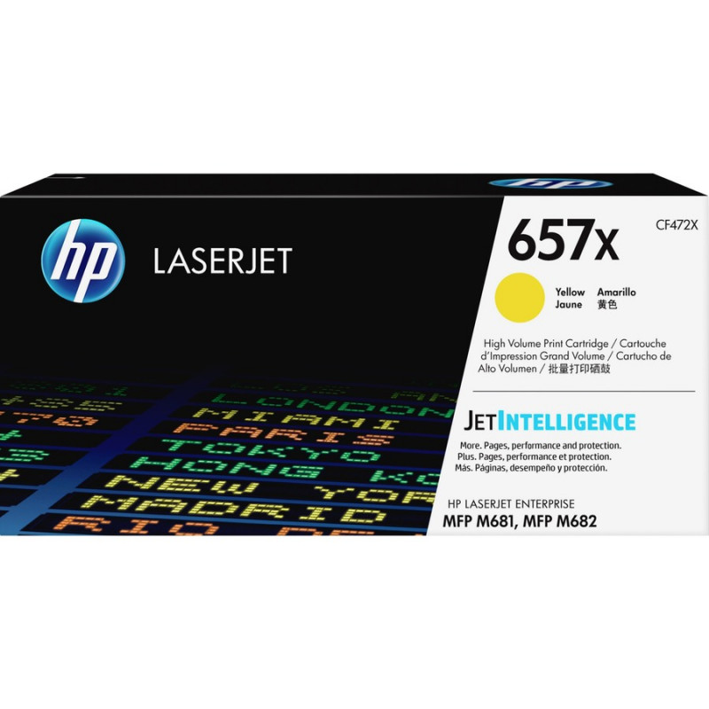 HP 657X Yellow LaserJet Toner Cartridge