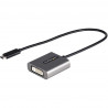 StarTech.com USB C to DVI Adapter - 12in Cable