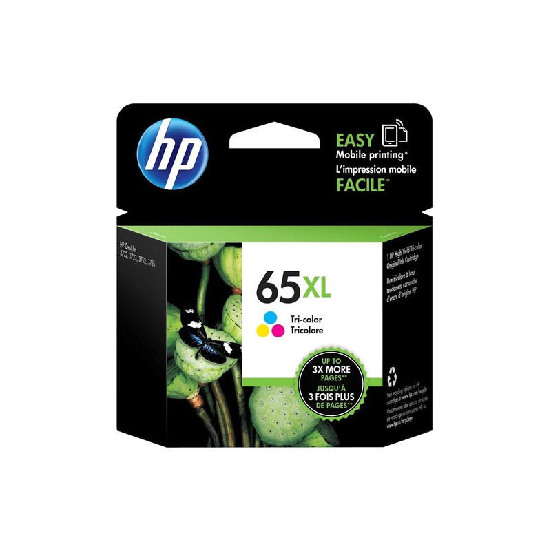 HP 65XL TRI-COLOR INK N9K03AA