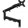 ATDEC AWM DYNAMIC ARM W/ CHANNEL CLAMP - BLACK