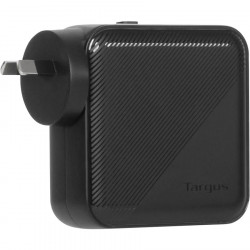Targus 100 W Gan Charger with travel adp