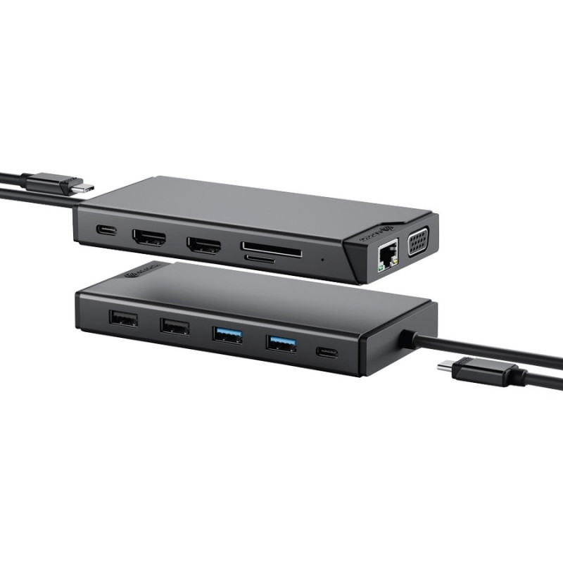 ALOGIC USB-C 12-IN-1 DUAL DISPLAY MINI DOCK