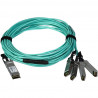 StarTech.com 7m QSFP+ Breakout Cable QSFP+ to 4 SFP+