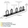 StarTech.com 1U 19IN RACKMOUNT CABLE MANAGEMENT PANEL