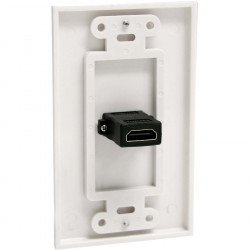 StarTech.com Single Outlet Female HDMI Wall Plate Wh