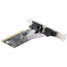 StarTech.com 2-Port PCI RS232 Serial Adapter Card DB9