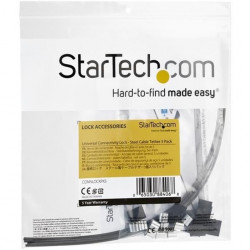 StarTech.com Tether Cables - 5 Pack - Steel