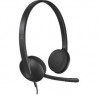 LOGITECH H340 USB HEADSET - BLACK.