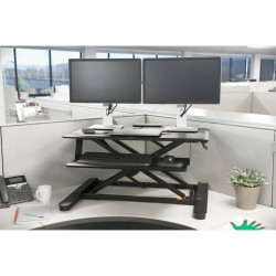 KENSINGTON DESK ON DESK SIT STAND WORKSTATION