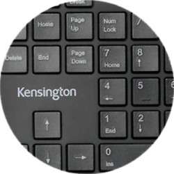 KENSINGTON PRO FIT ERGONOMIC WIRED KEYBOARD - BLACK