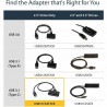StarTech.com USB 3.1 Adapter Cable -2.5in SATA - USB.