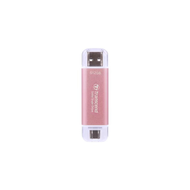 TRANSCEND 512GB GESD310P TYPE C/ A PINK