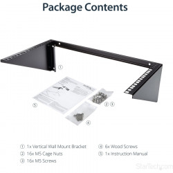 StarTech.com 6U 19IN VERTICAL WALL MOUNT RACK BRACKET