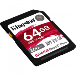 KINGSTON 64GB SDXC React Plus UHS-II 300R/260W U3