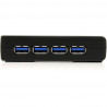 StarTech.com 4 PORT BLACK SUPERSPEED USB 3.0 HUB