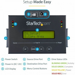 StarTech.com HDD Duplicator w/ Image Backup Library
