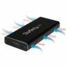 StarTech.com Cofre USB 3.1 10Gbps mSATA Aluminio