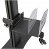 StarTech.com Mobile Workstation Cart w Monitor Mount